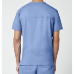 Traje médico de hombre Cherokee Revolution de color azul claro - Imagen 6