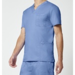 Traje médico de hombre Cherokee Revolution de color azul claro - Imagen 7