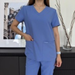 Conjunto sanitario de mujer Cherokee Originals Ultra de color azul claro - Imagen 7