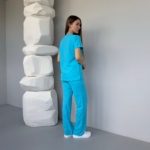 Conjunto sanitario de mujer Cherokee Originals Ultra de color turquesa - Imagen 7