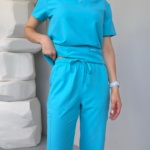 Conjunto sanitario de mujer Cherokee Originals Ultra de color turquesa - Imagen 9